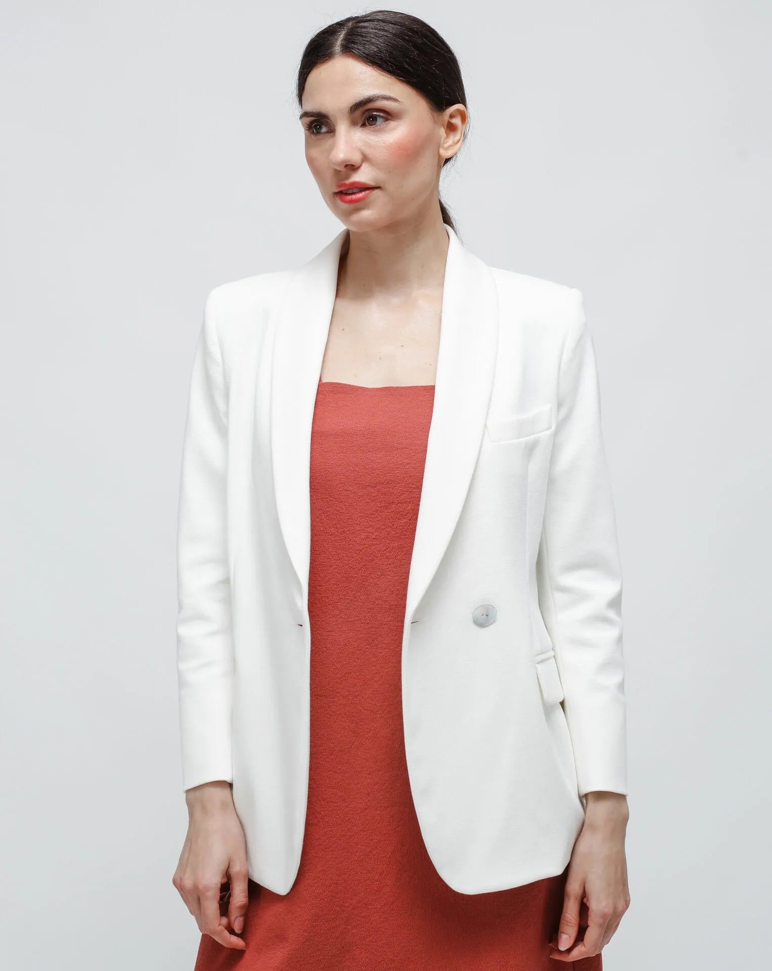 Chaqueta blanca de Punto Milano