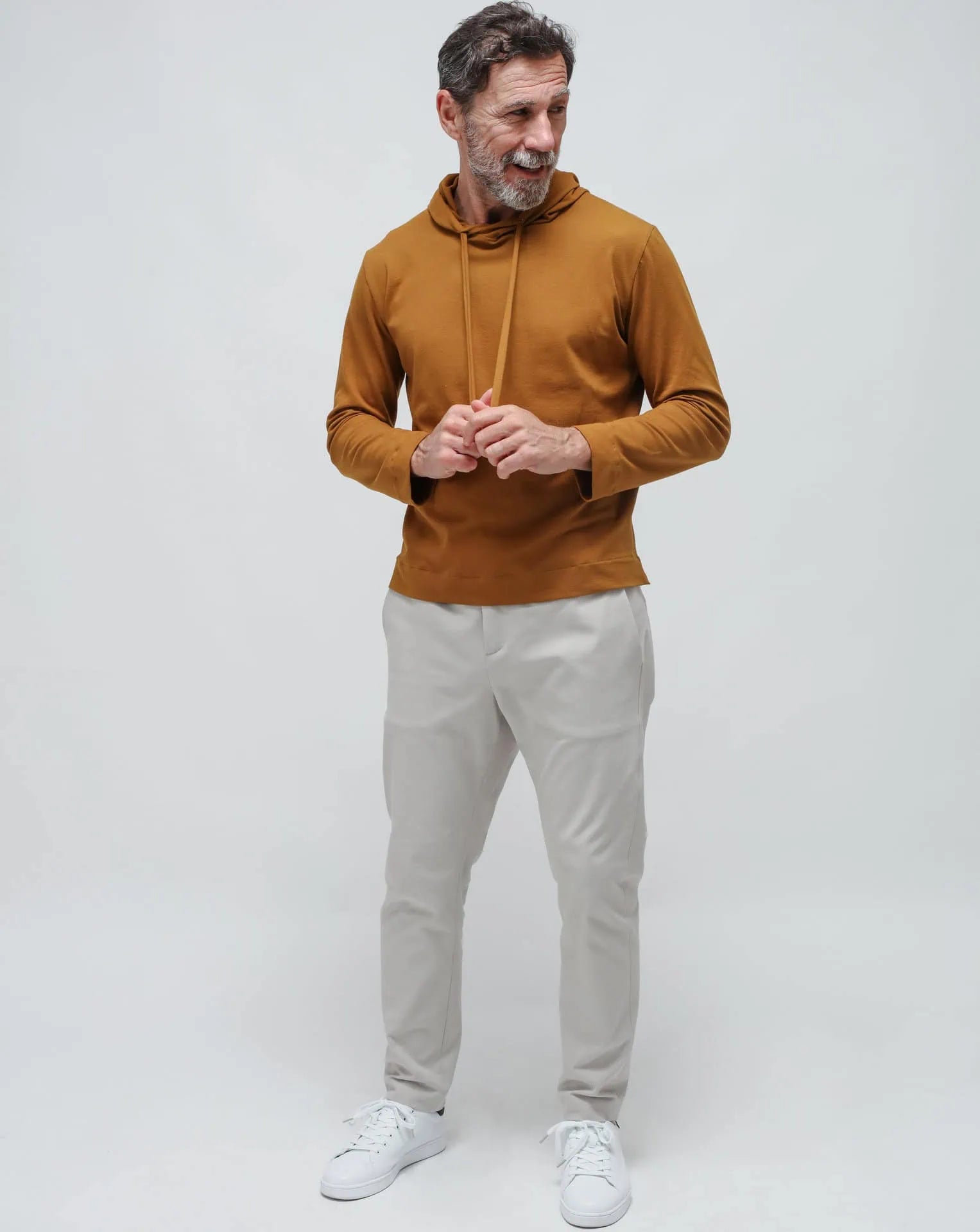 Sudadera con capucha de okra