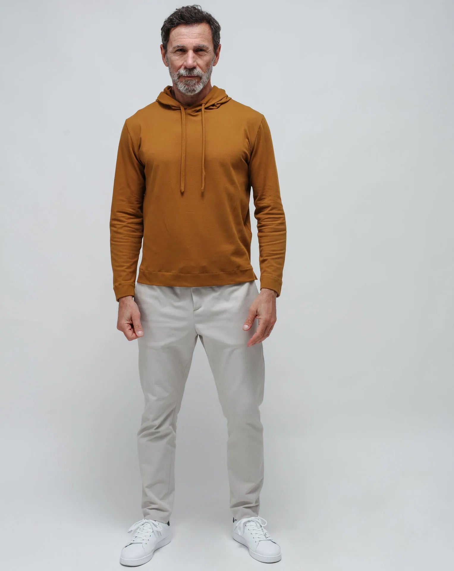 Men's Beige Gabardine Traveller Pants