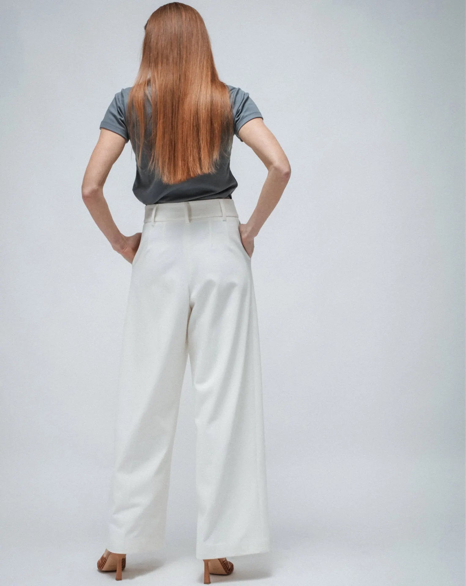 Camiseta gris azul