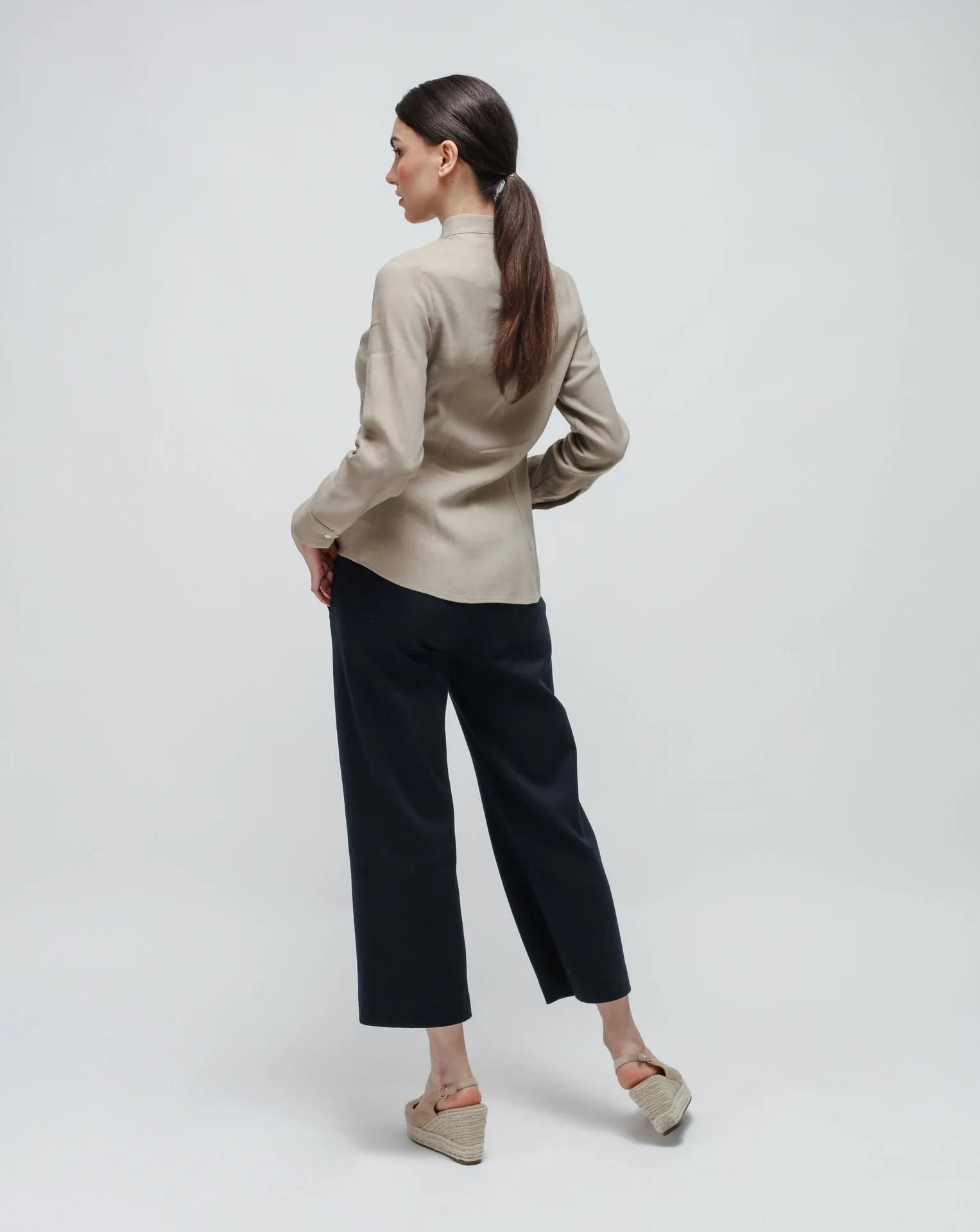 Sand Slim Korean Shirt