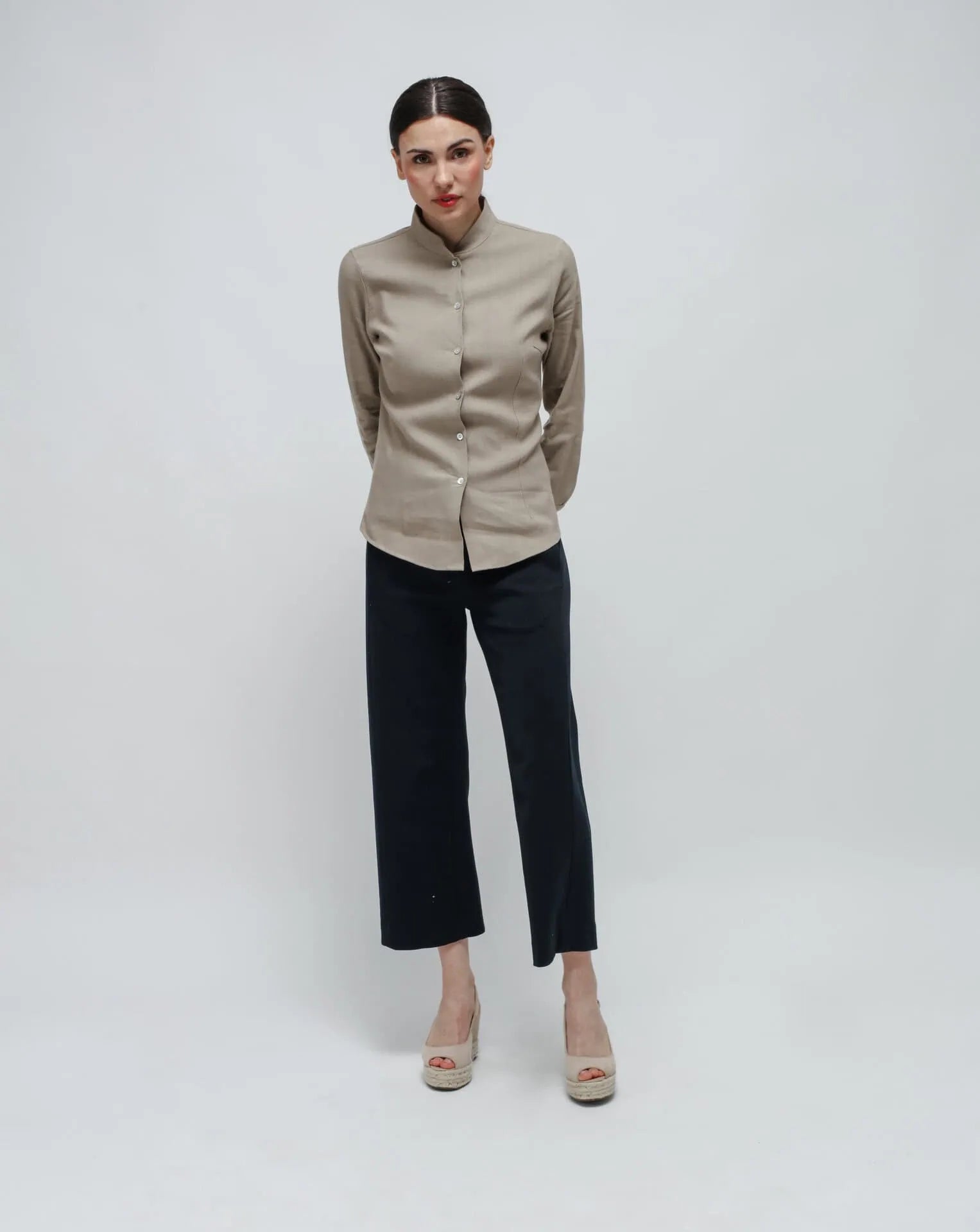 Sand Slim Korean Shirt