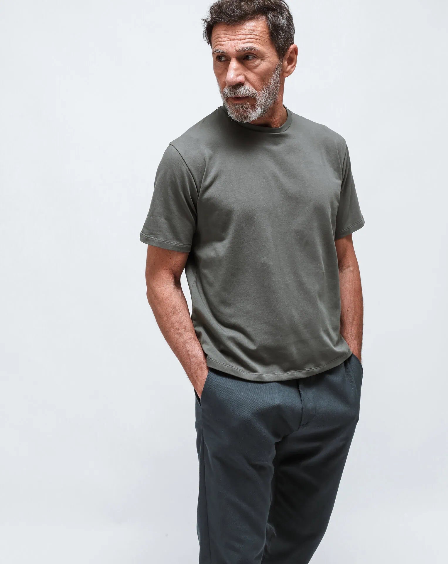 Men's Military Green Classic T-Shirt