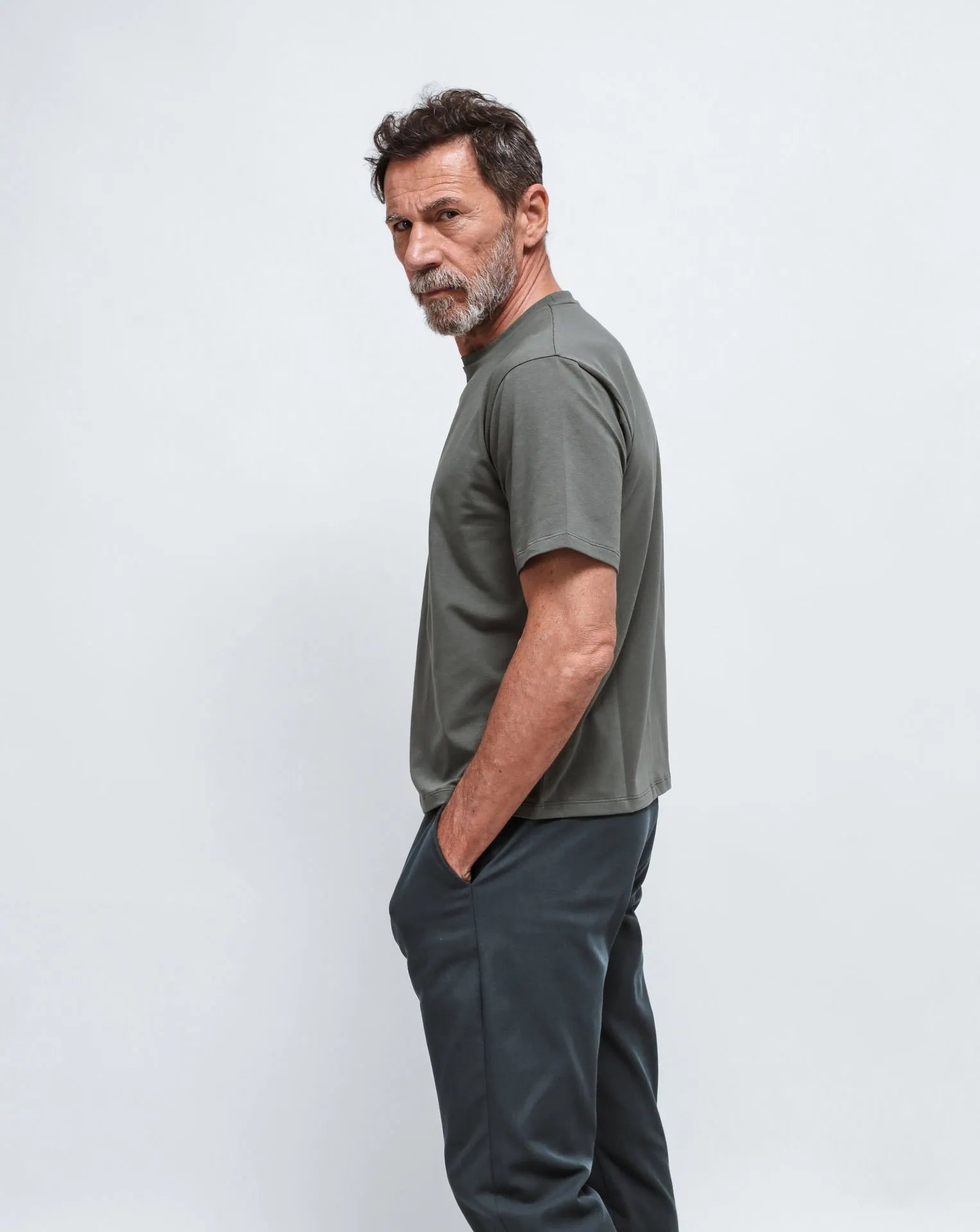 Men's Military Green Classic T-Shirt