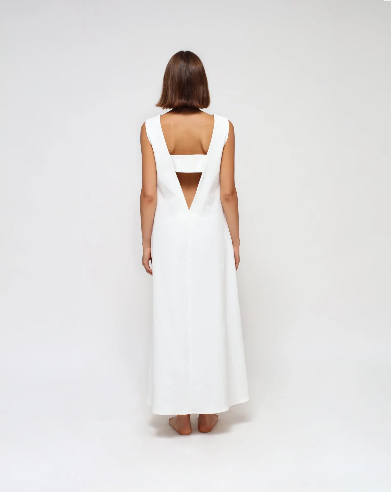 Vestido largo blanco