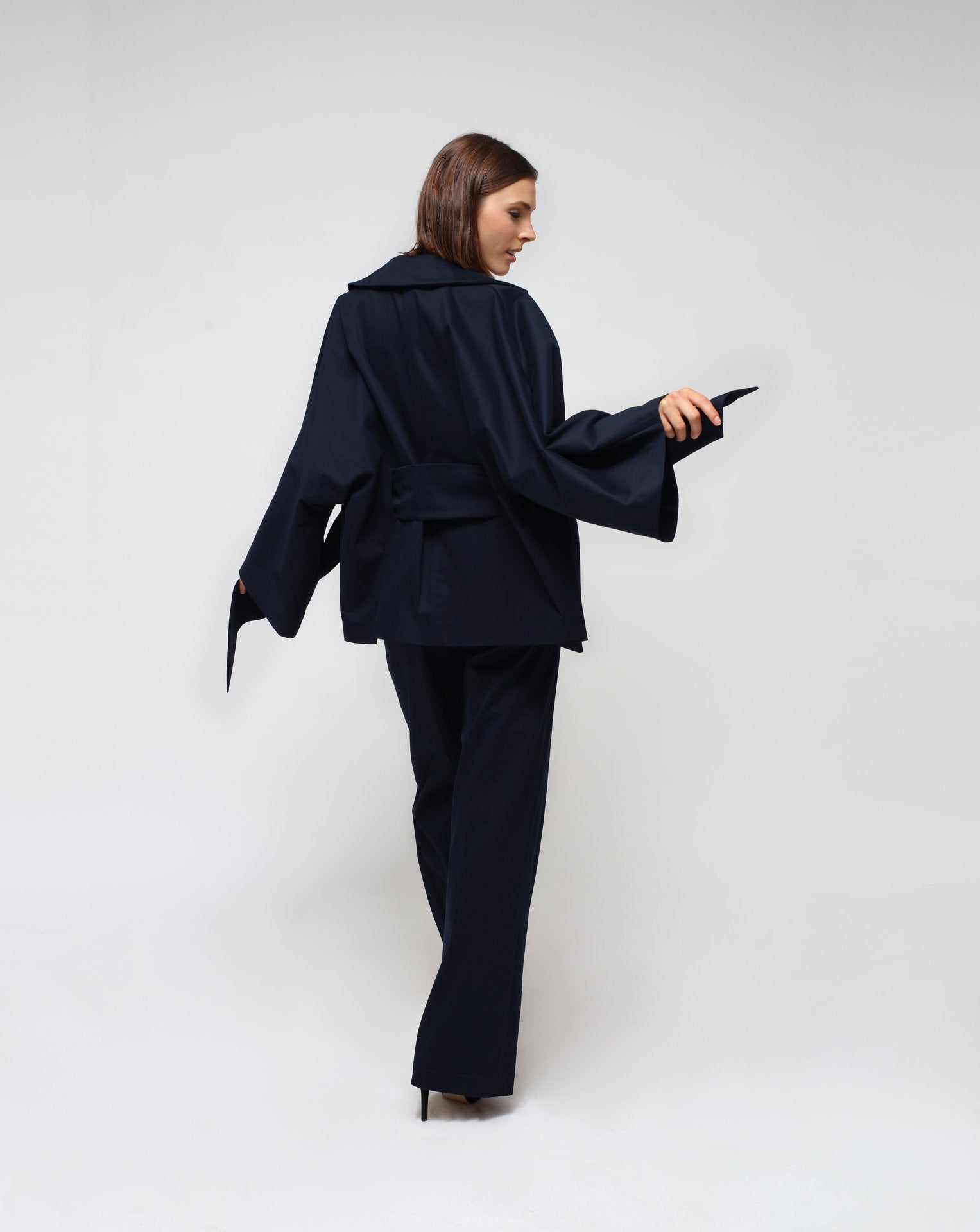 <tc>Chaqueta kimono azul</tc>