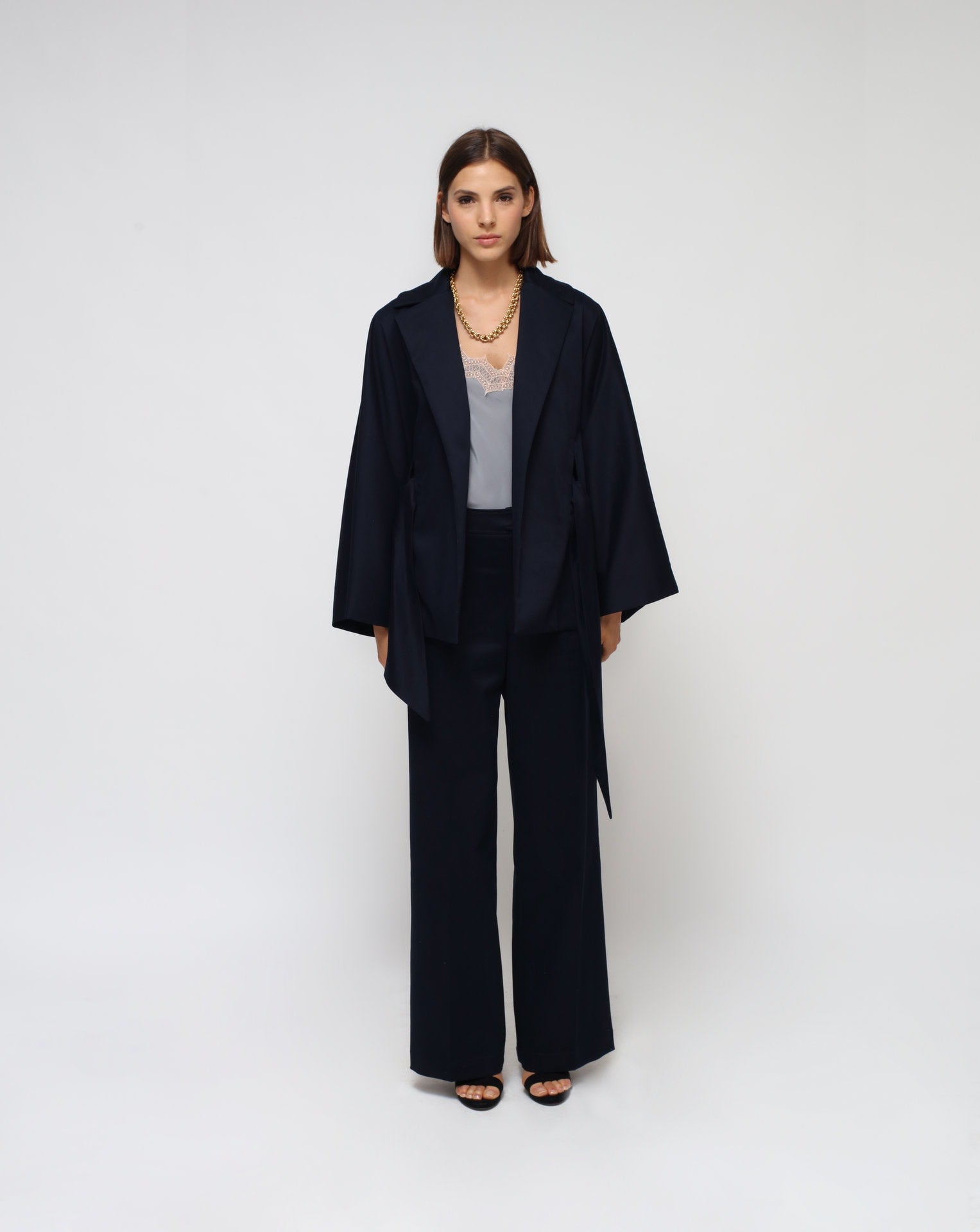 <tc>Chaqueta kimono azul</tc>