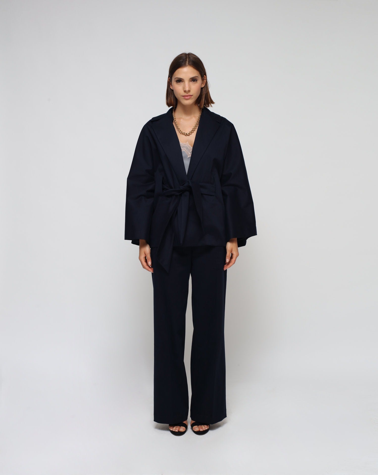 <tc>Chaqueta kimono azul</tc>