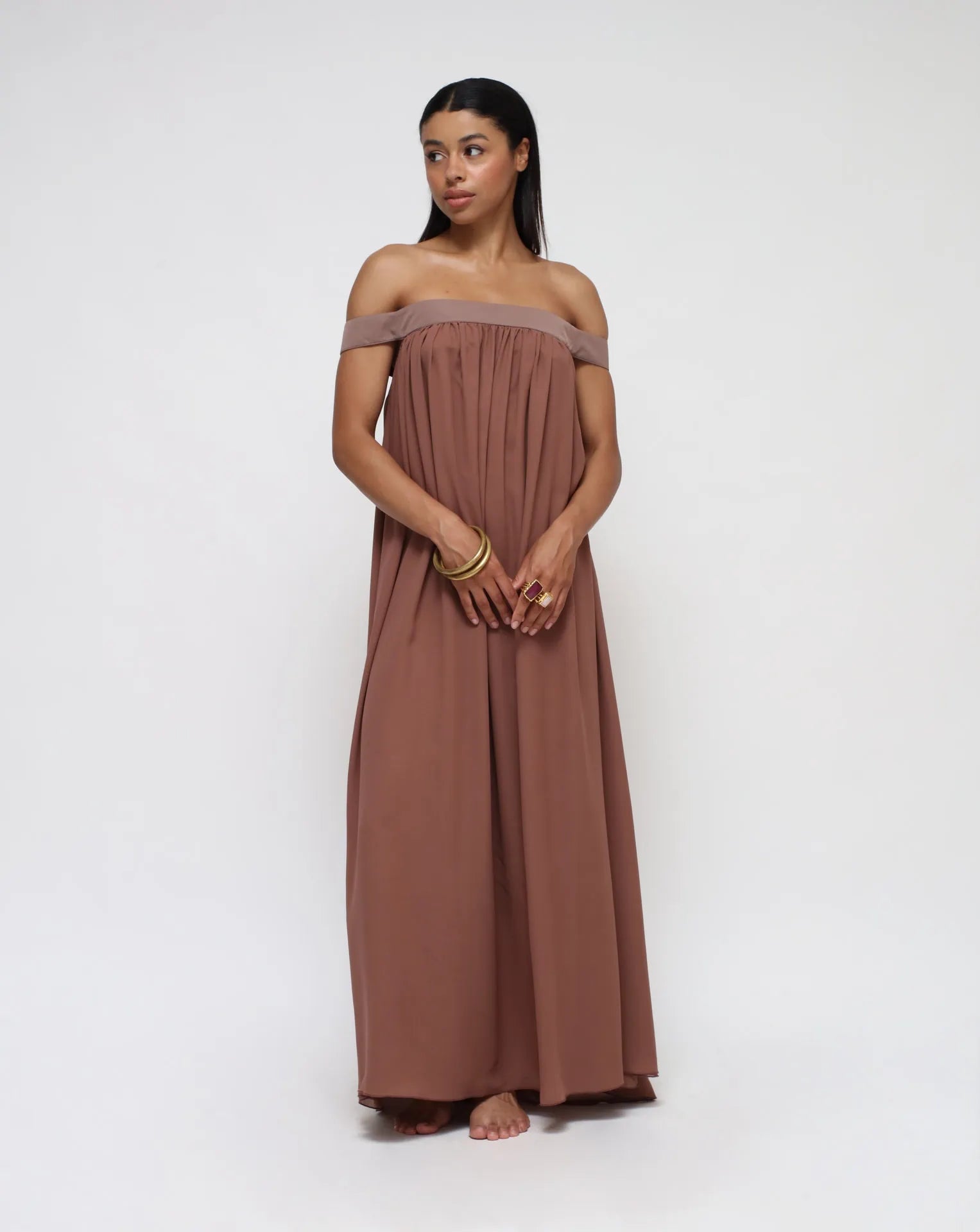 Vestido de seda
