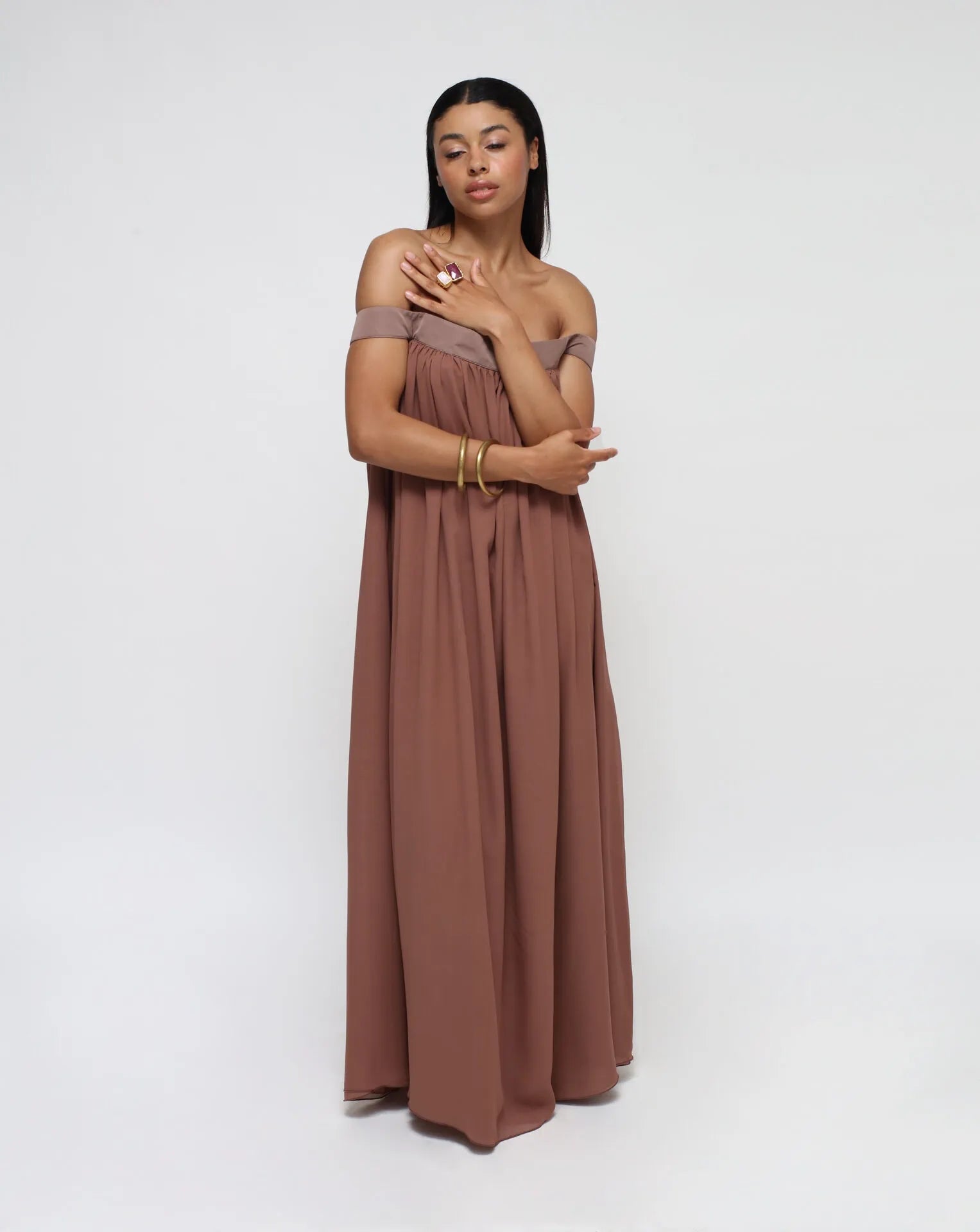 Vestido de seda