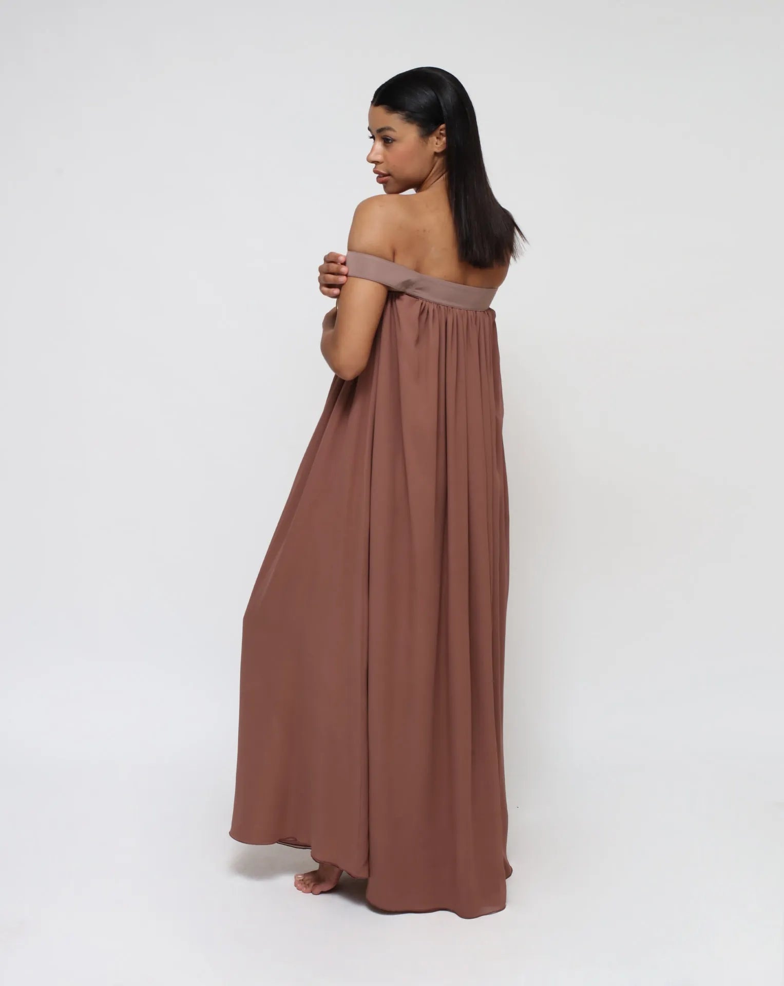 Vestido de seda