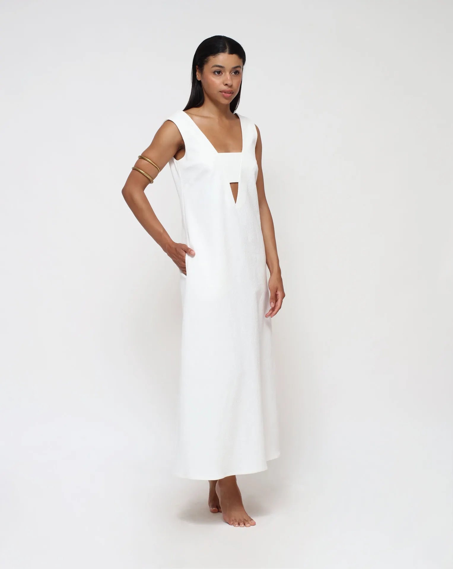 Vestido largo blanco