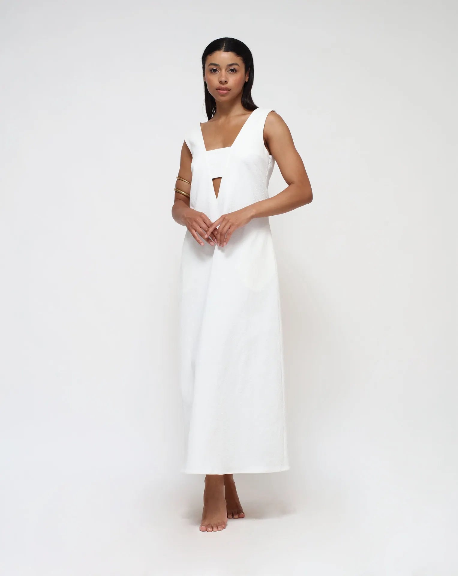 Vestido largo blanco