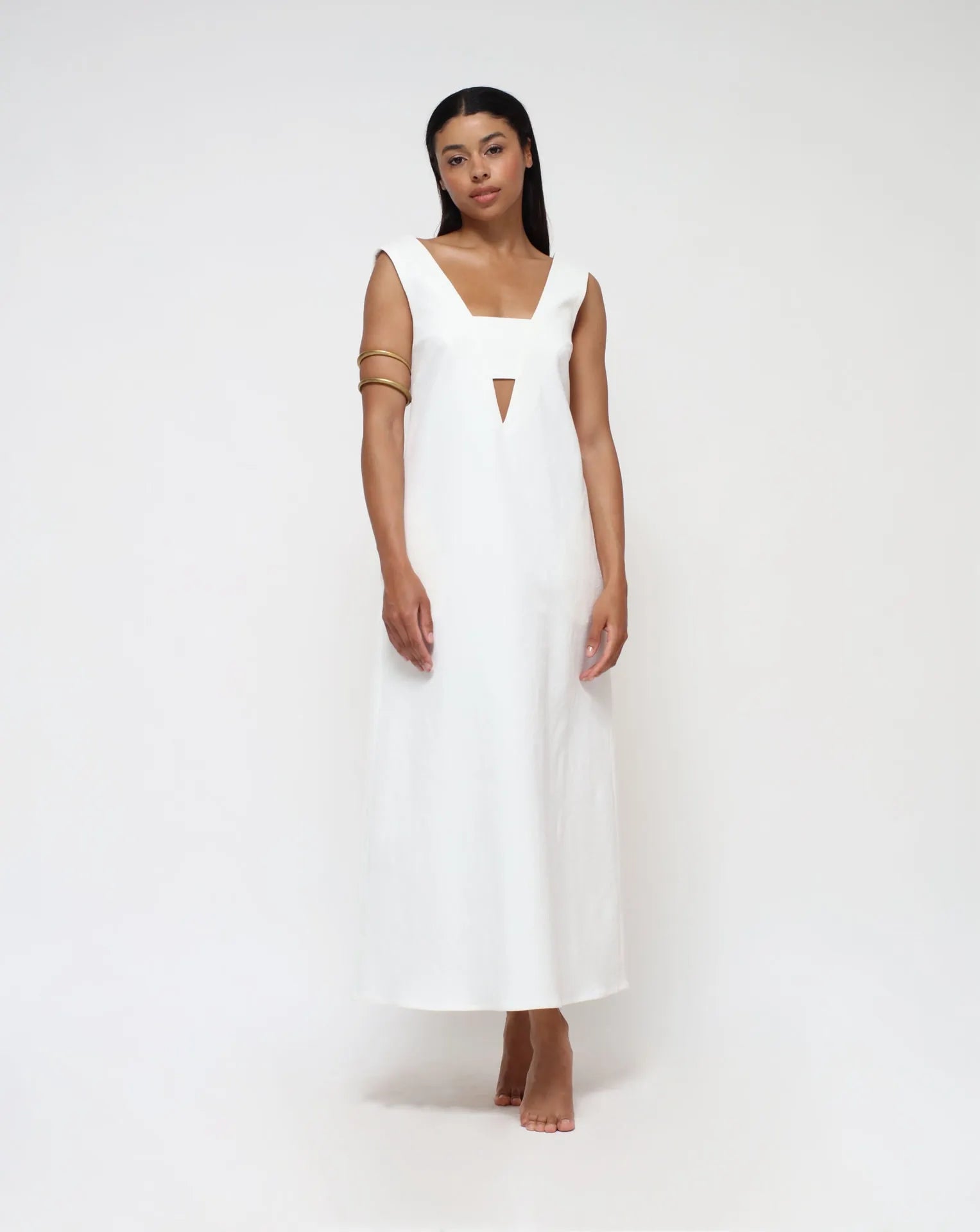 Vestido largo blanco