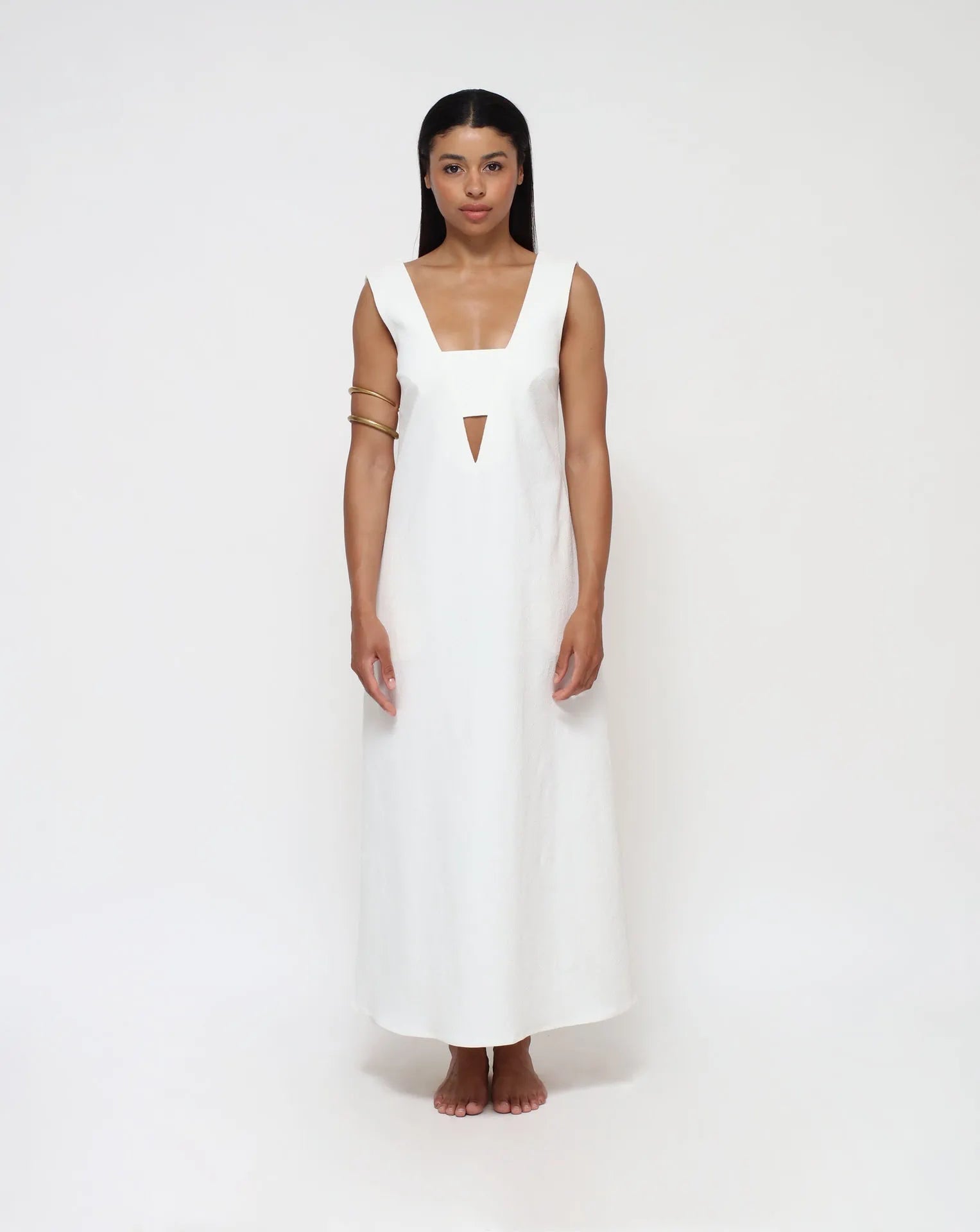 Vestido largo blanco