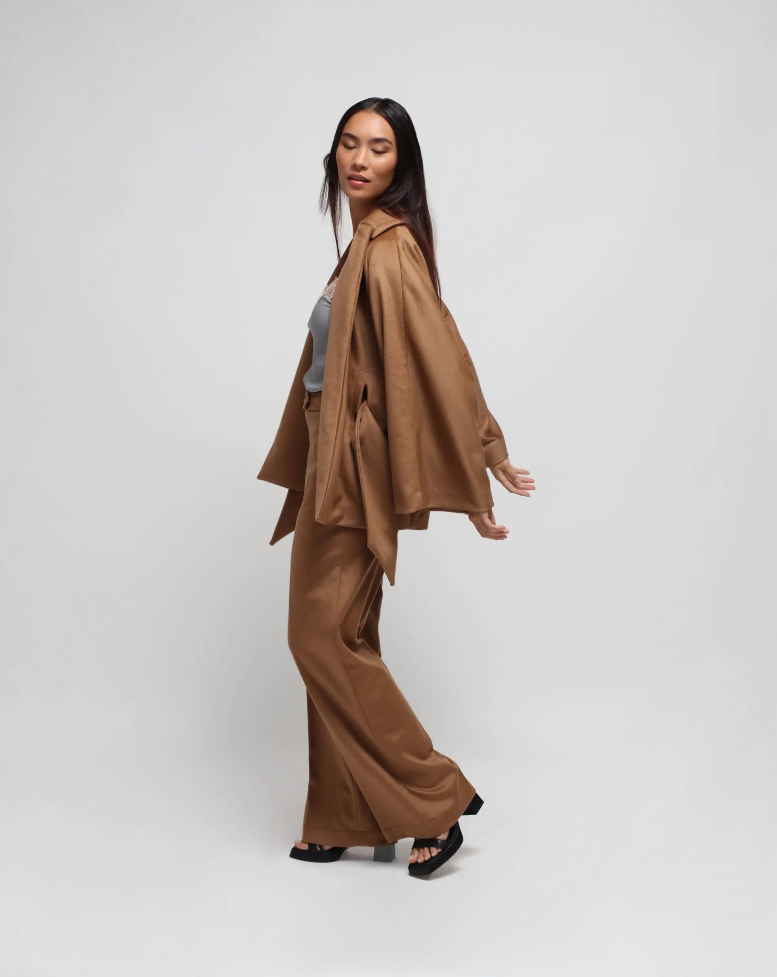 Camel Kimono Jacket