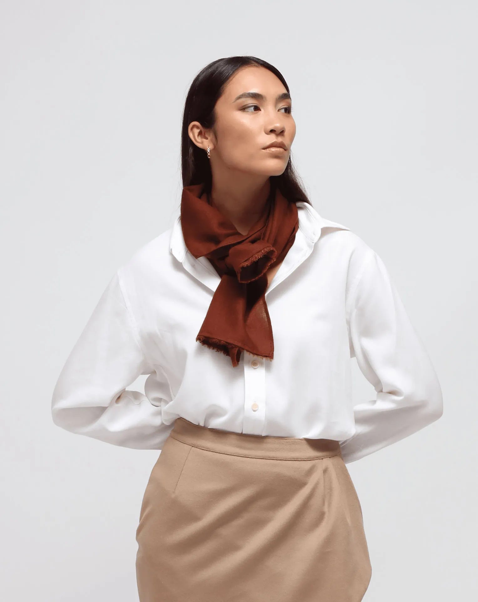 Short Cashmere Scarf