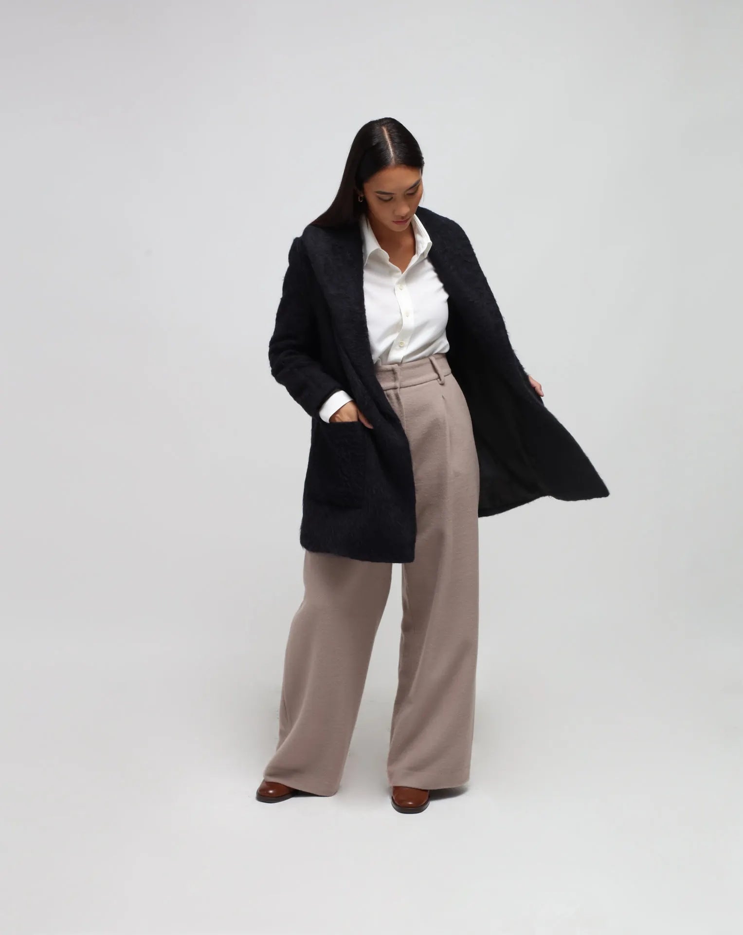 Winter Black Short Coat