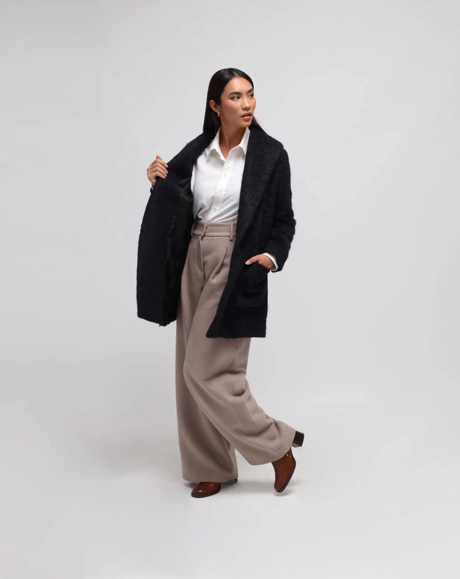 Winter Black Short Coat