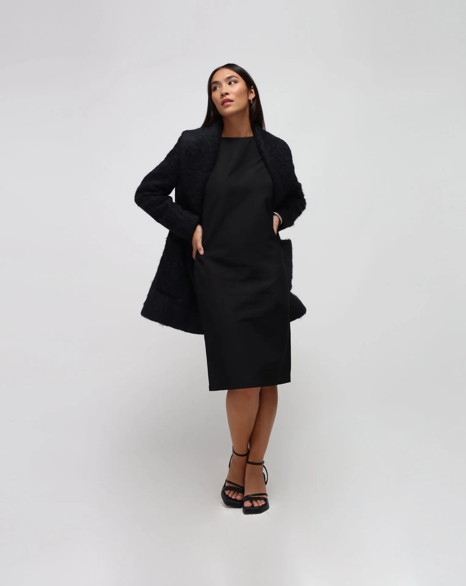 Winter Black Short Coat