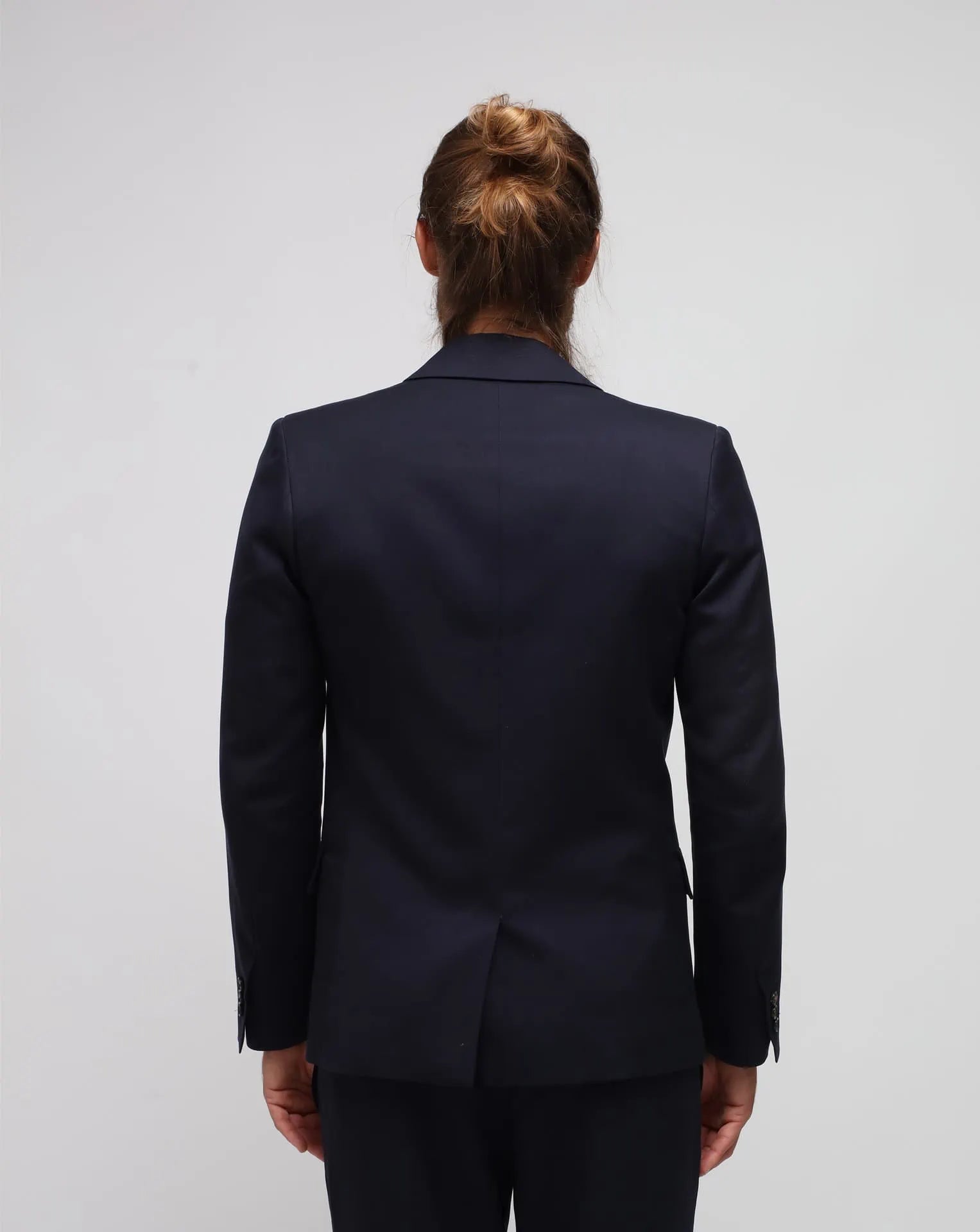 Blaues doppelte Jacke
