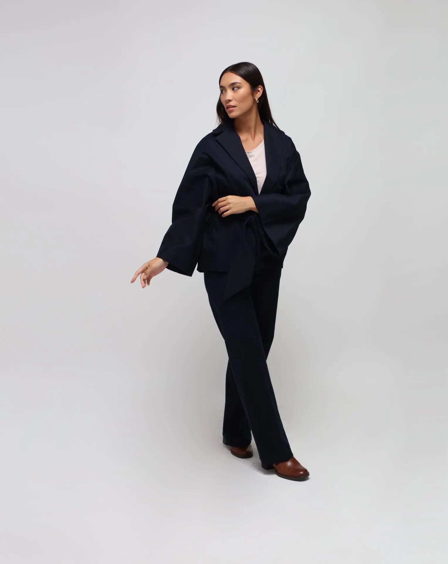 <tc>Chaqueta kimono azul</tc>