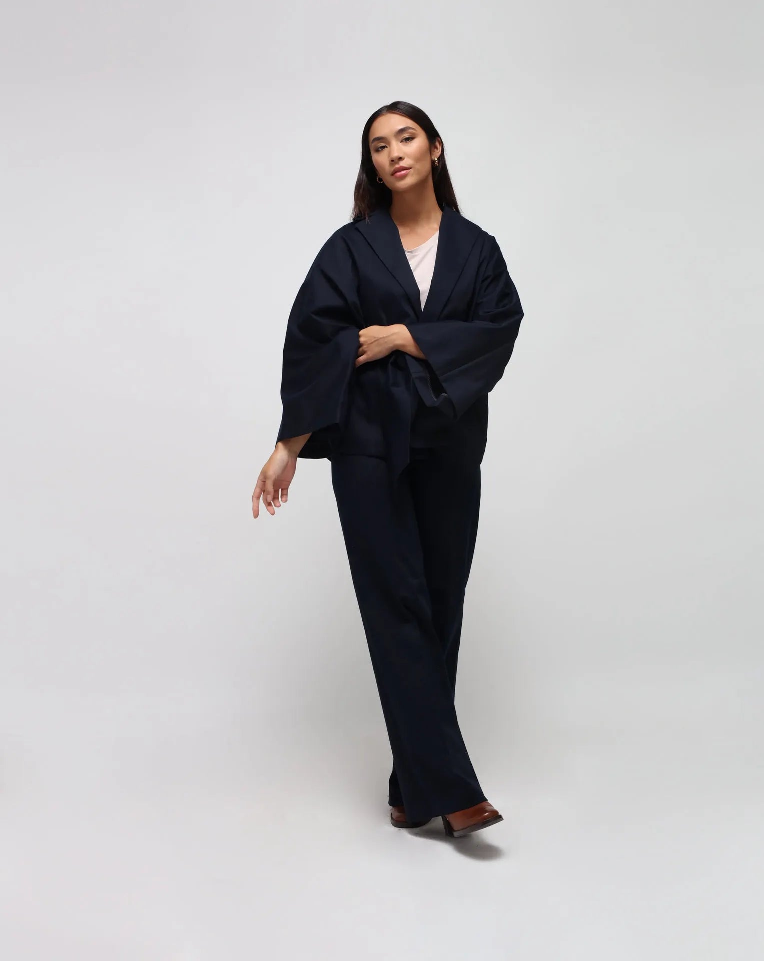 <tc>Chaqueta kimono azul</tc>