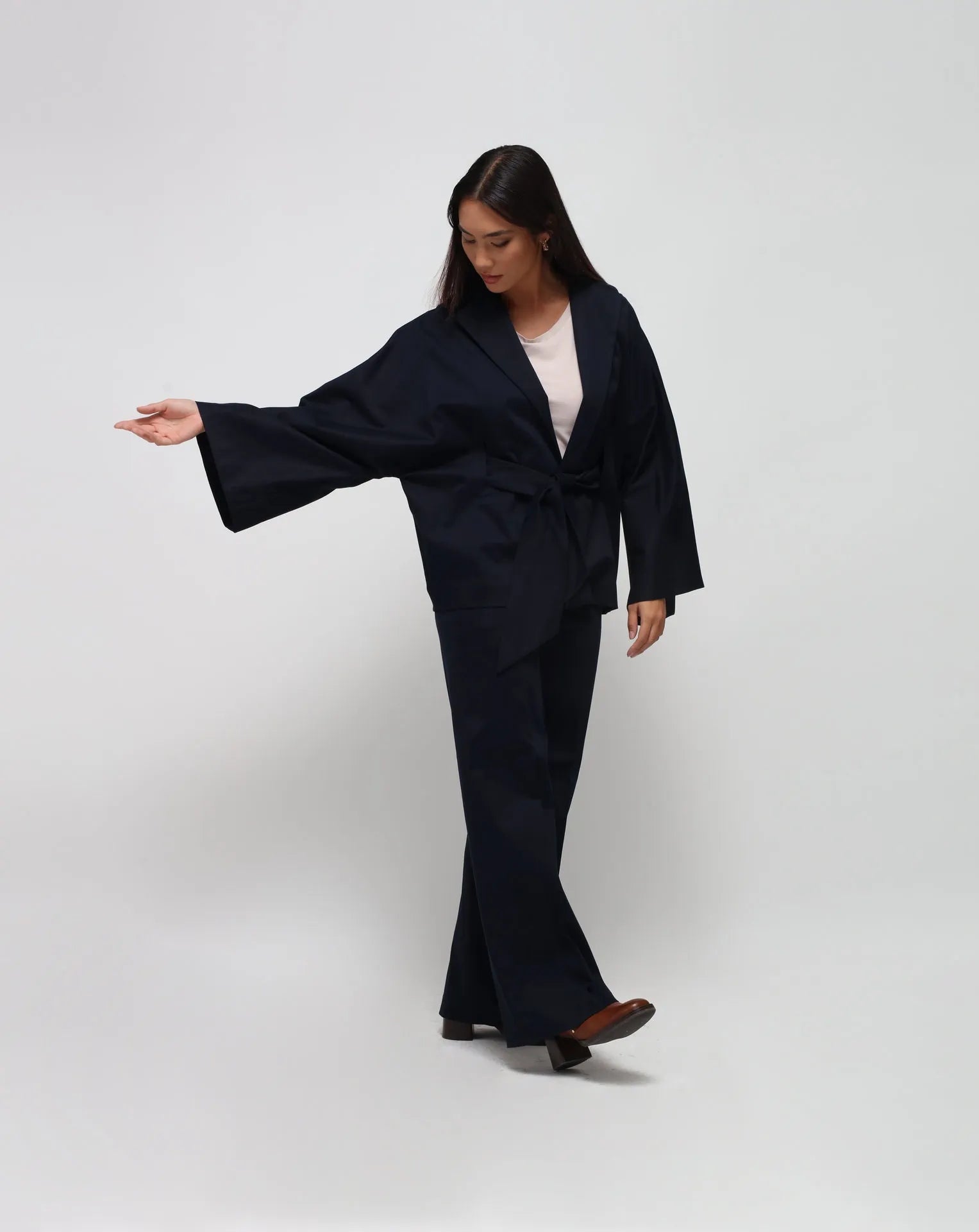<tc>Chaqueta kimono azul</tc>