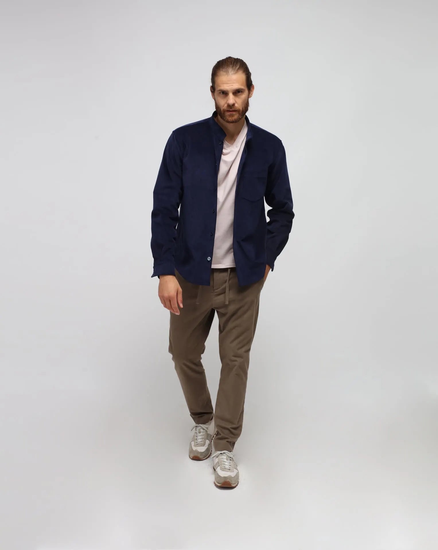 Jacket a maglietta coreana blu
