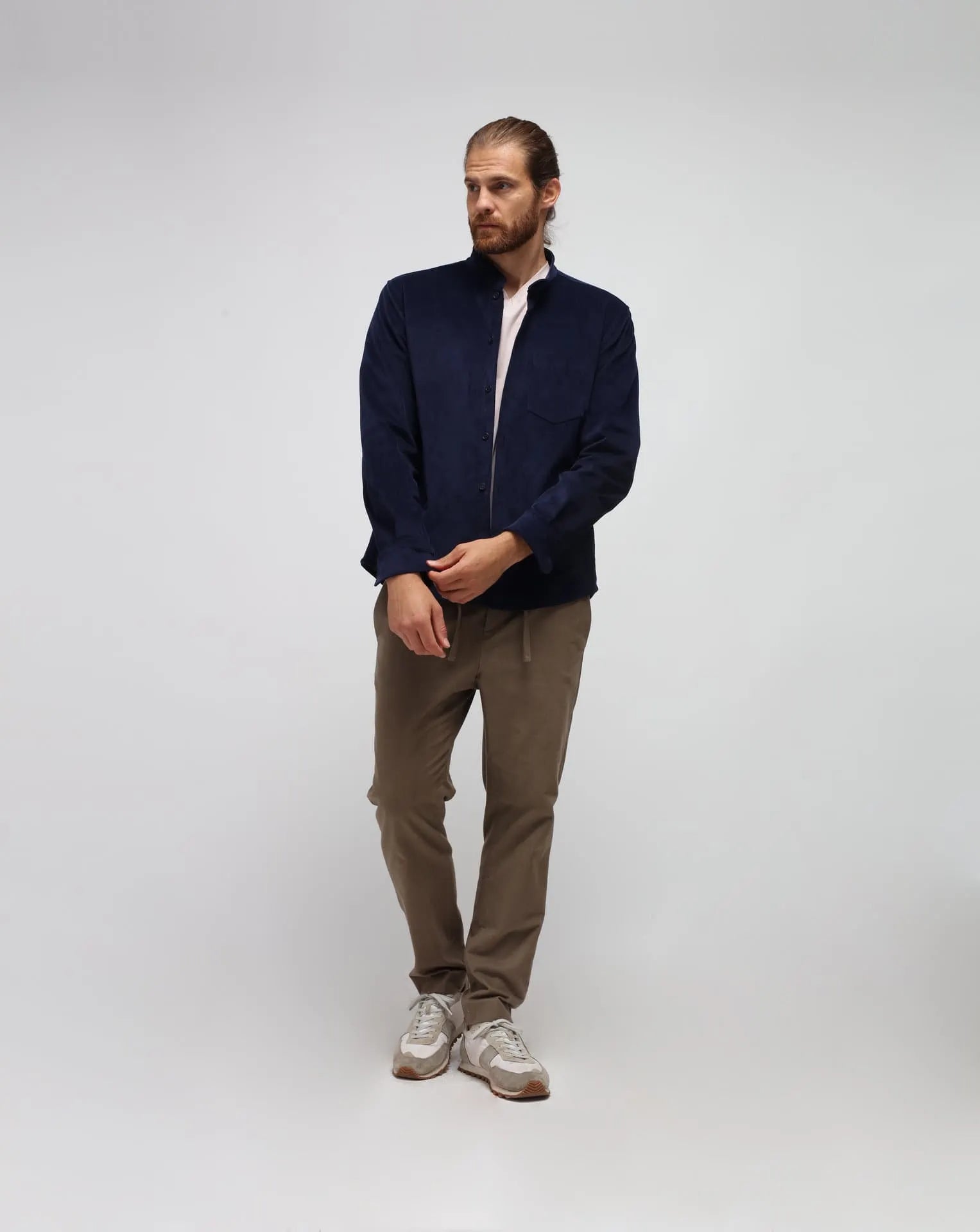 Jacket a maglietta coreana blu