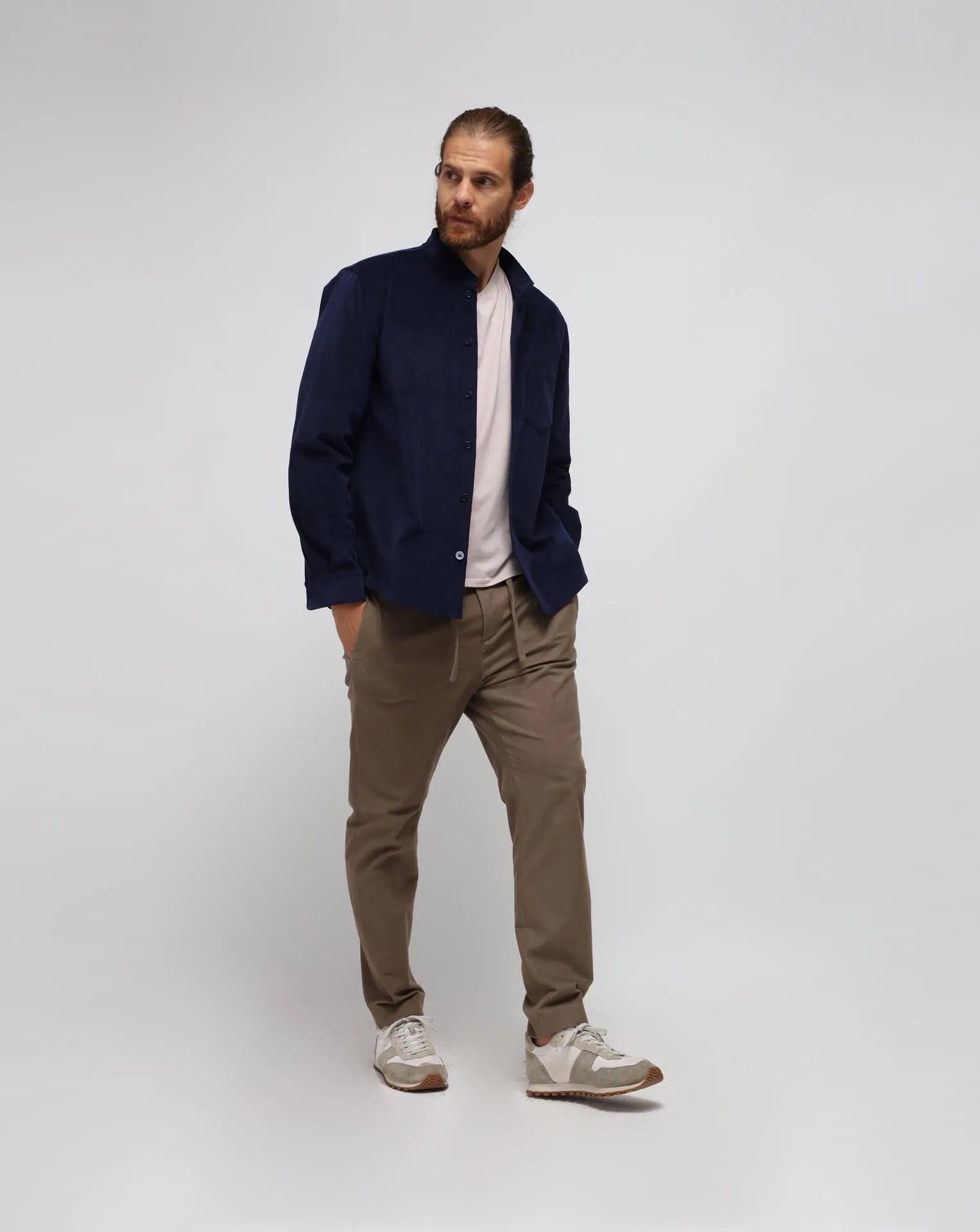 Jacket a maglietta coreana blu