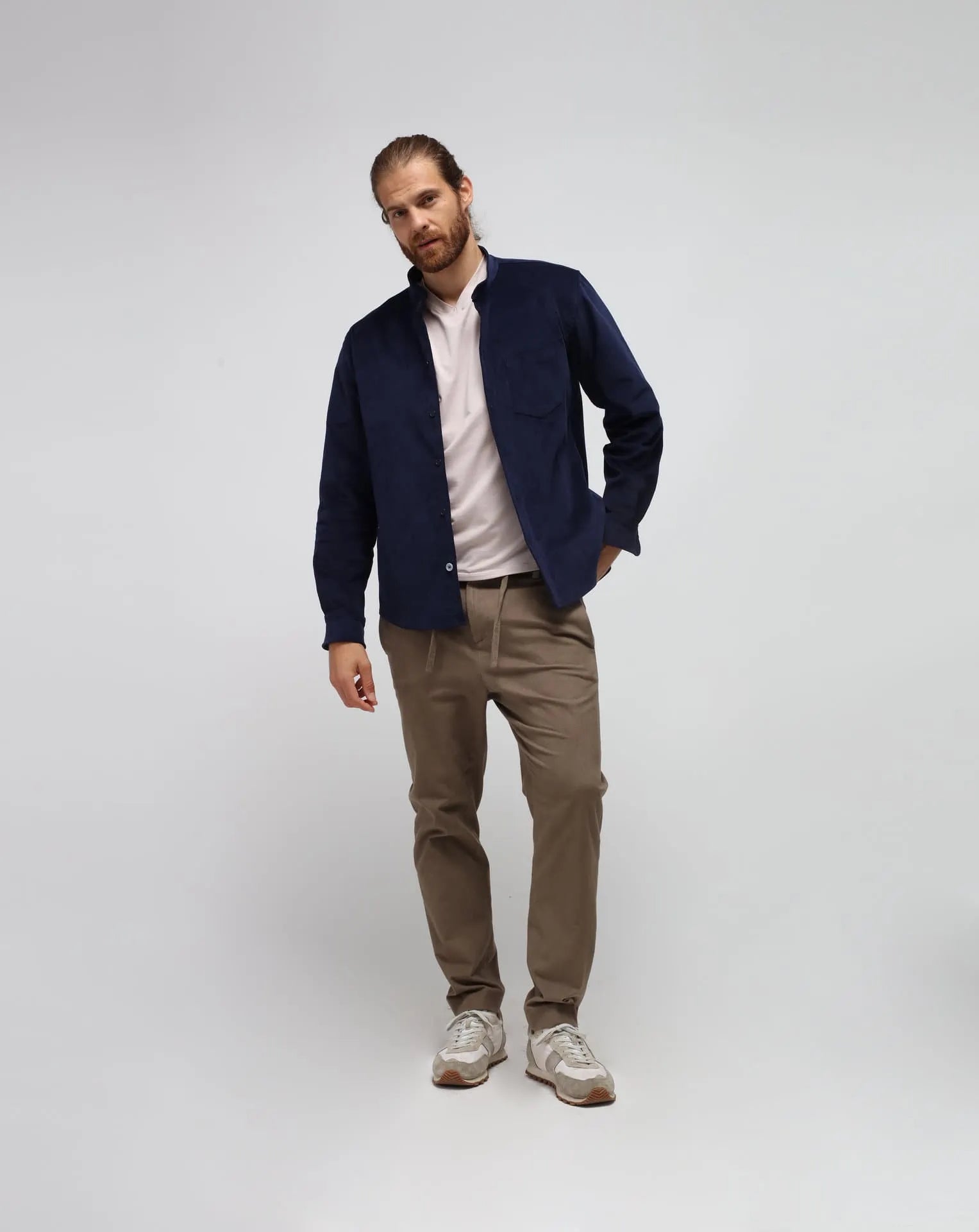 Jacket a maglietta coreana blu