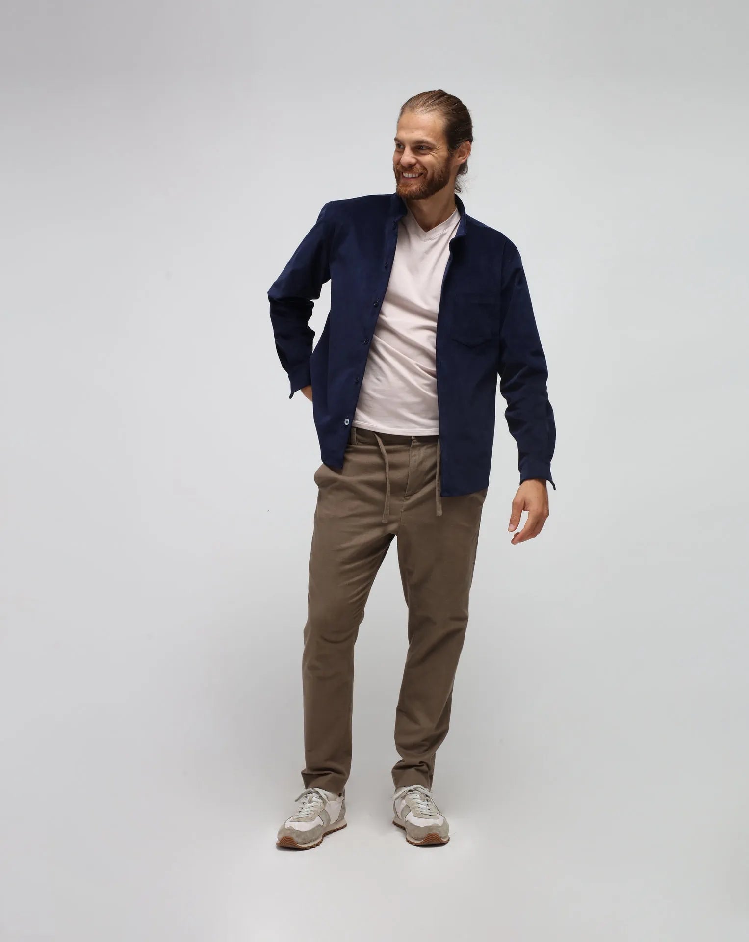 Jacket a maglietta coreana blu