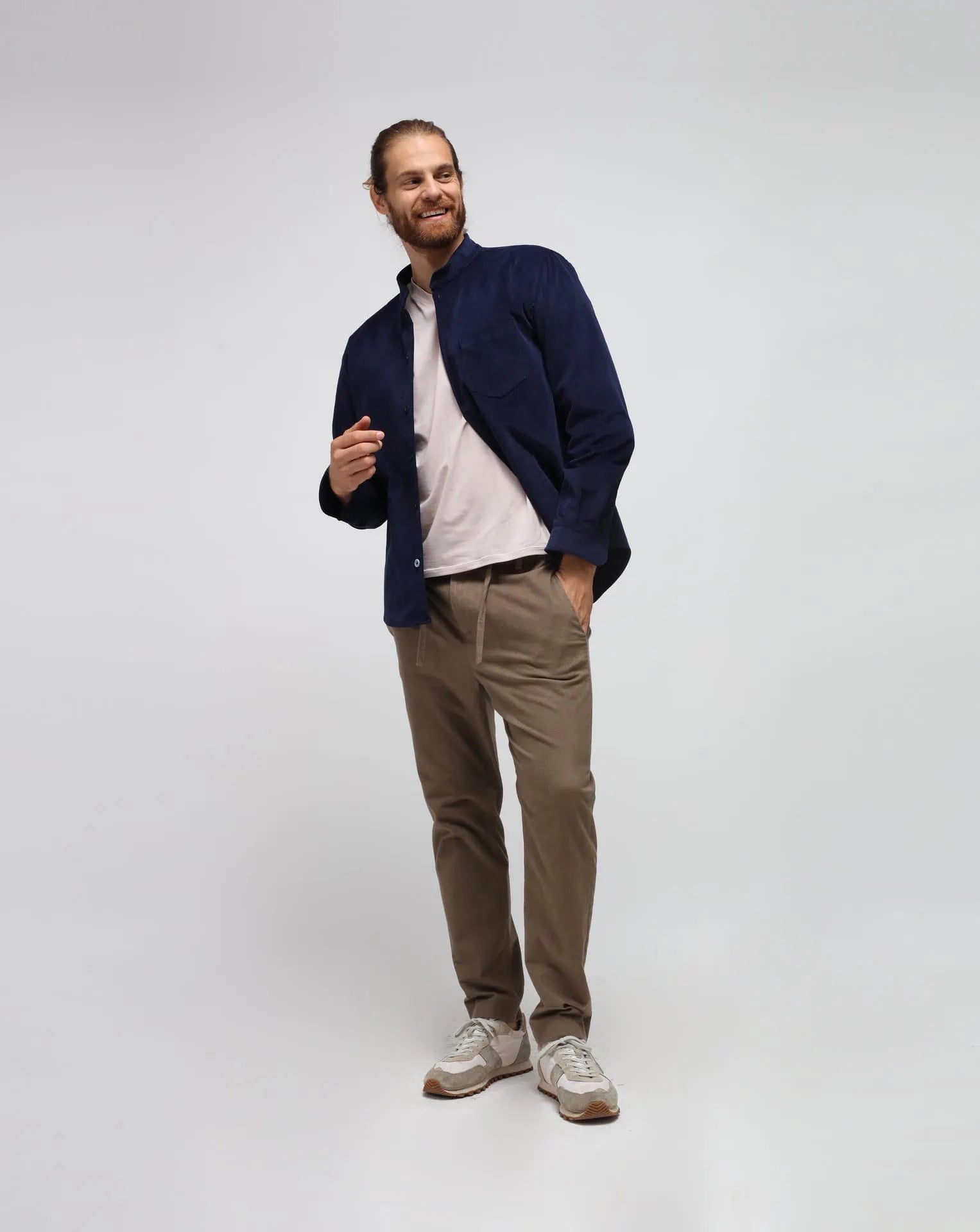 Jacket a maglietta coreana blu