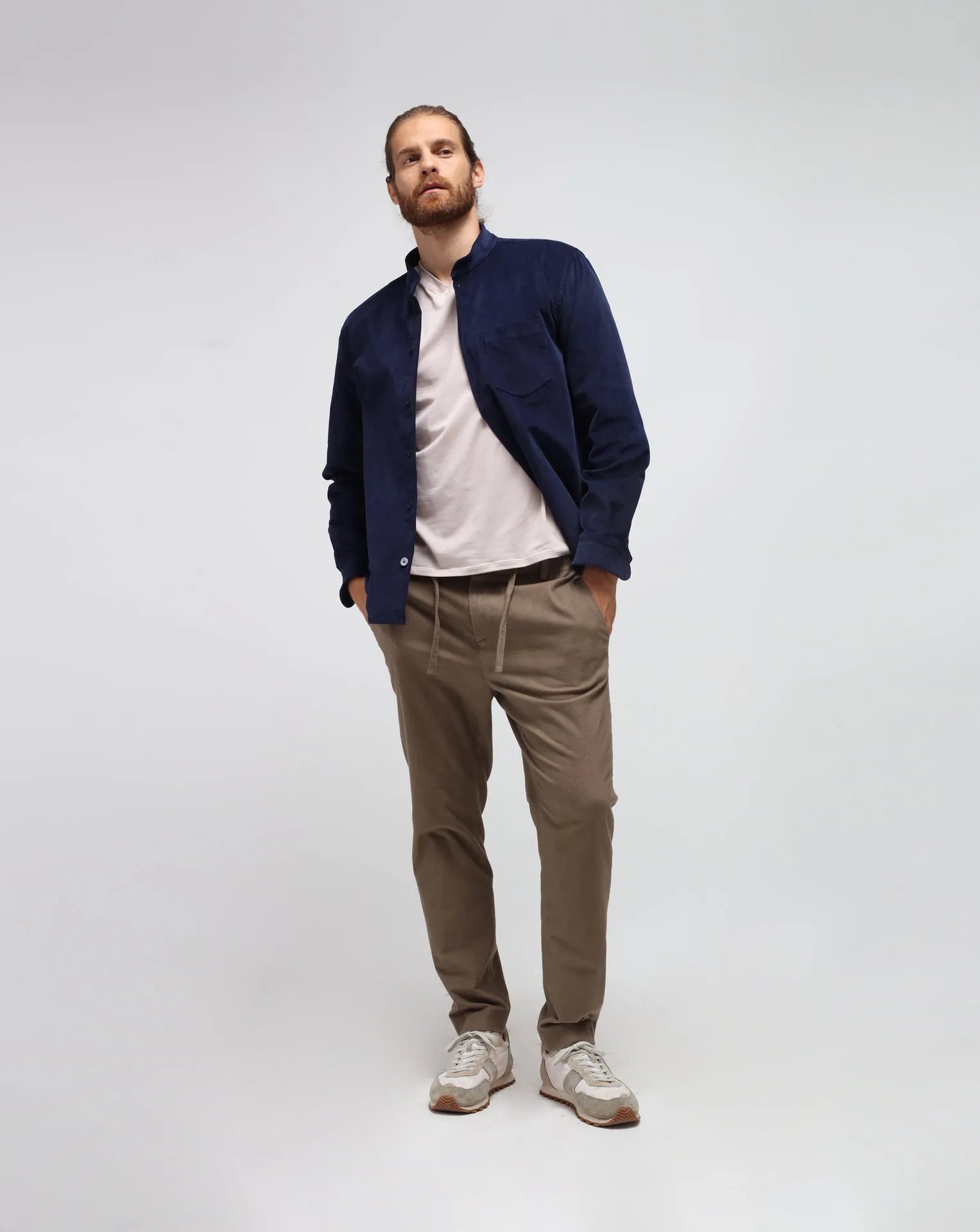 Jacket a maglietta coreana blu