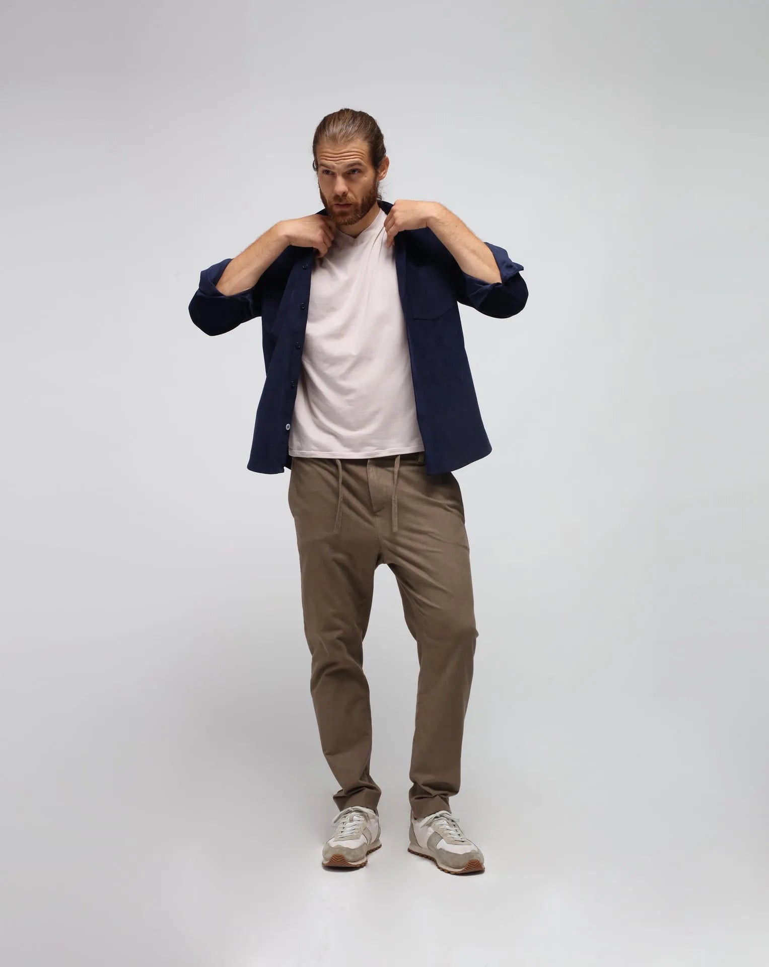 Jacket a maglietta coreana blu