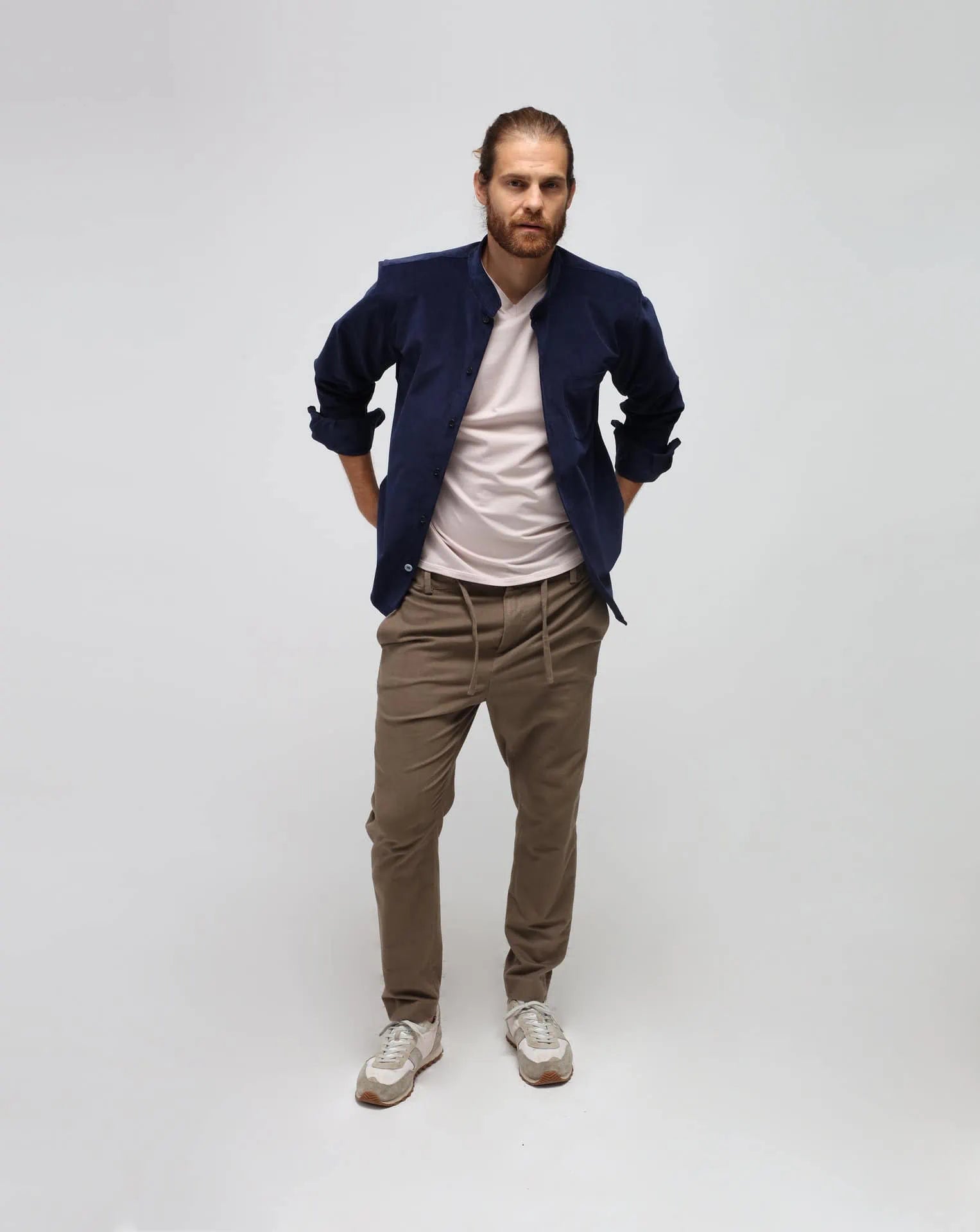 Jacket a maglietta coreana blu