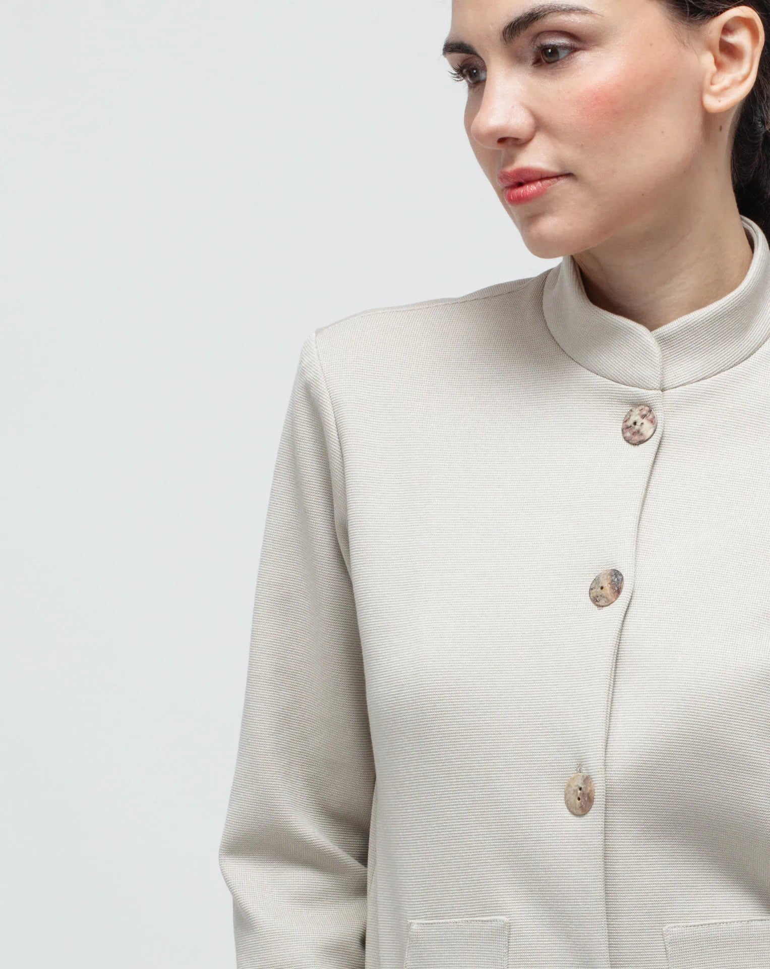 Giacca cardigan coreana a beige Punto Milano