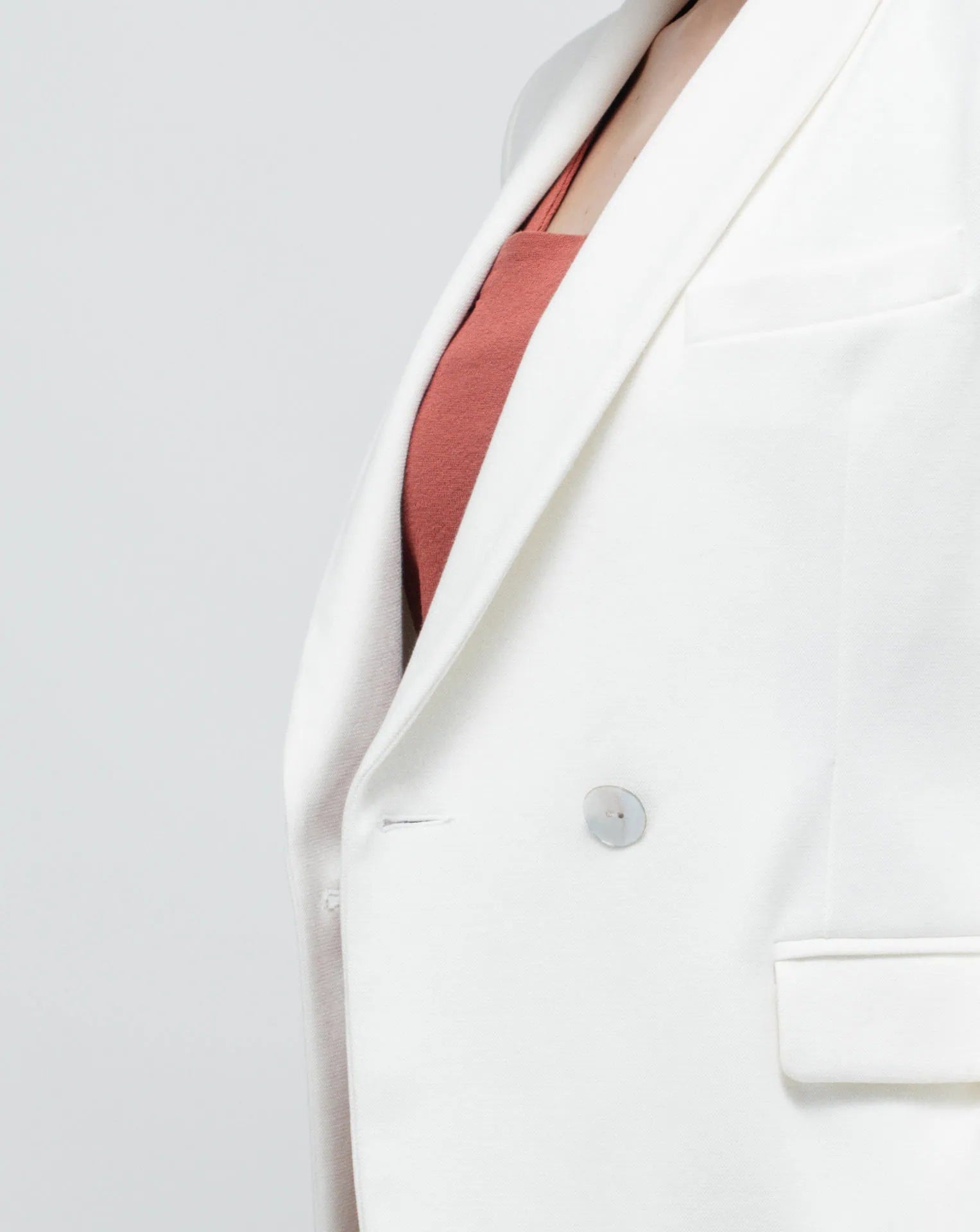 Chaqueta blanca de Punto Milano