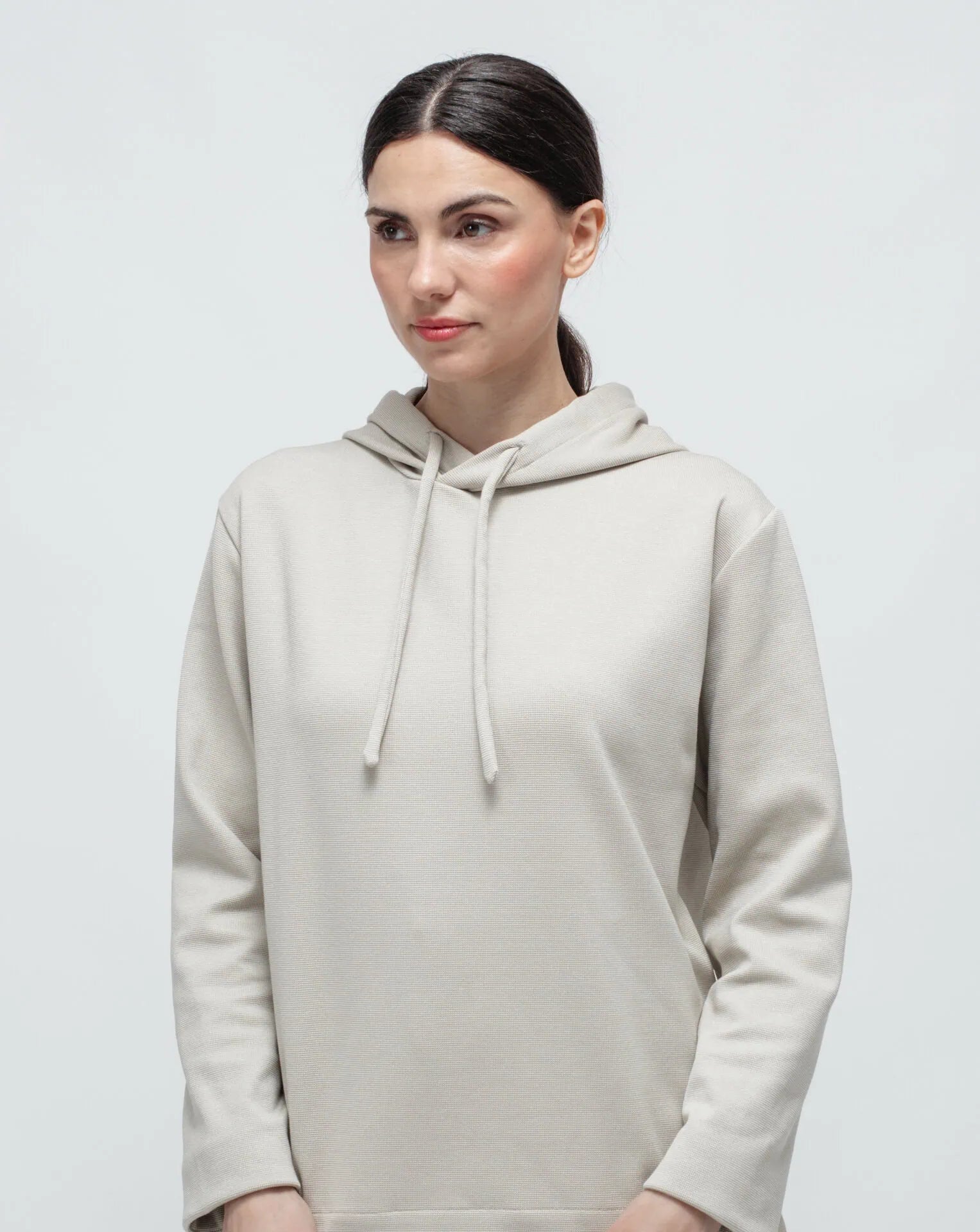 Beige Punto Milano Hoodie