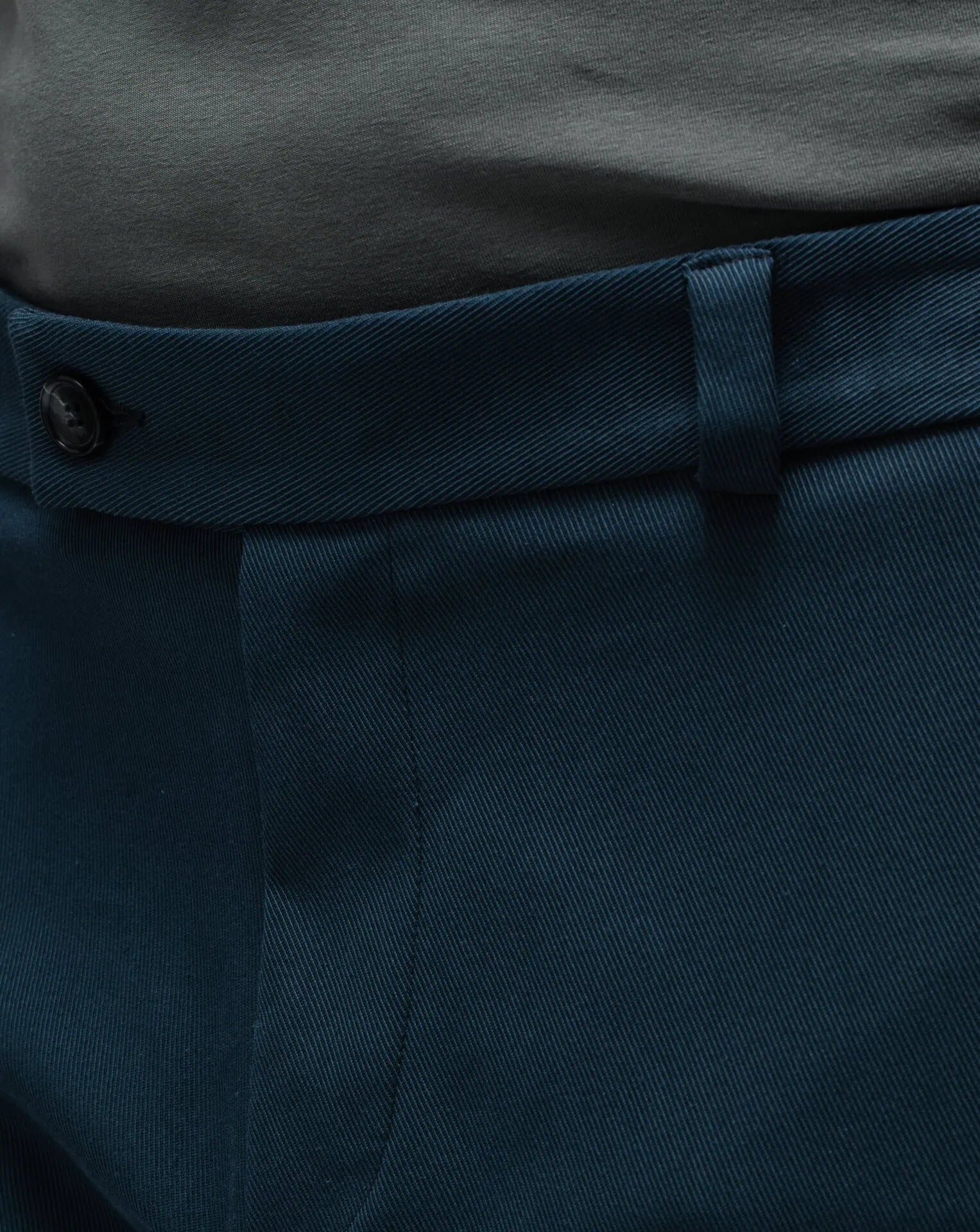 Men's Blue Straight Pants