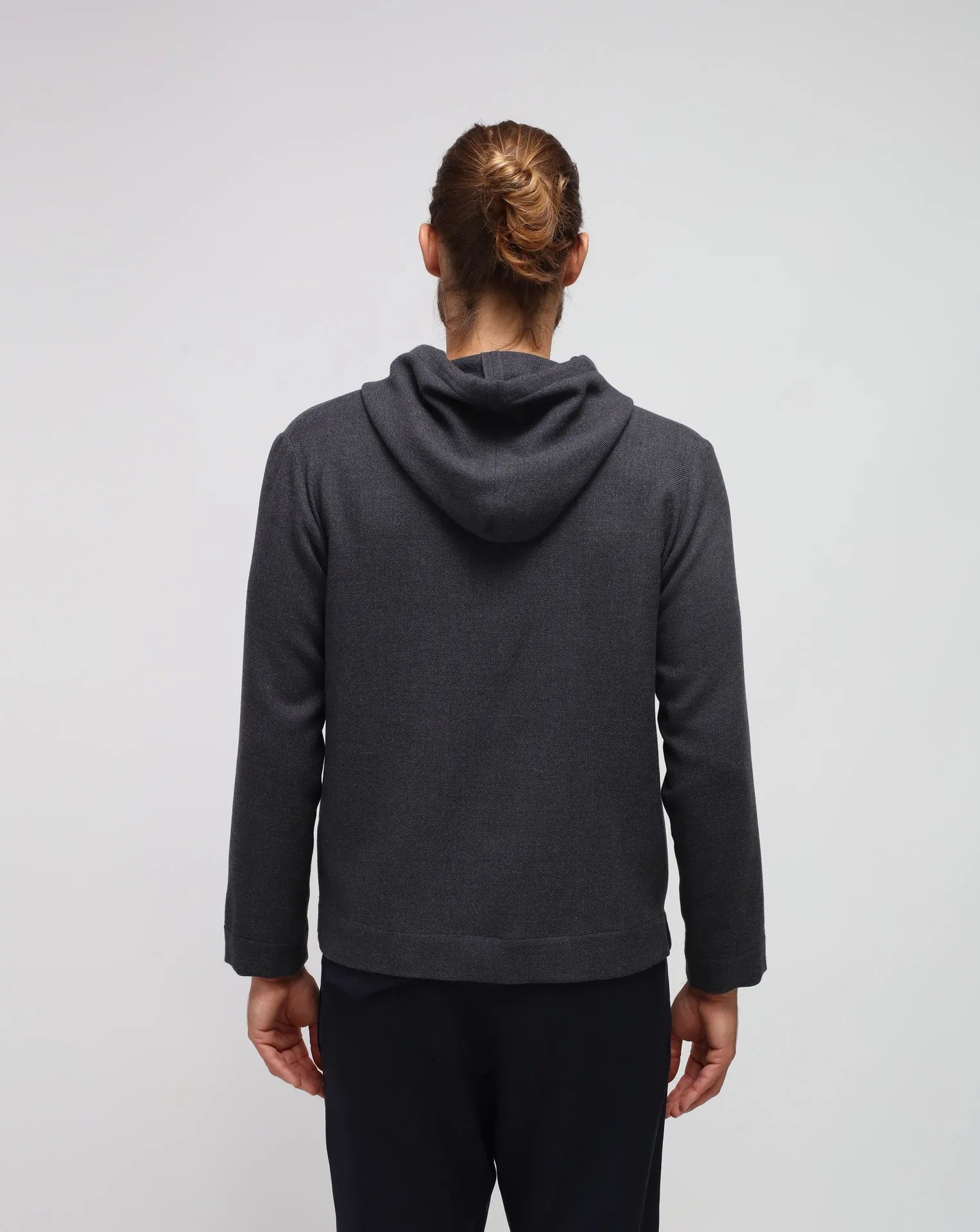 Mixed Cashmere Grey Hoodie